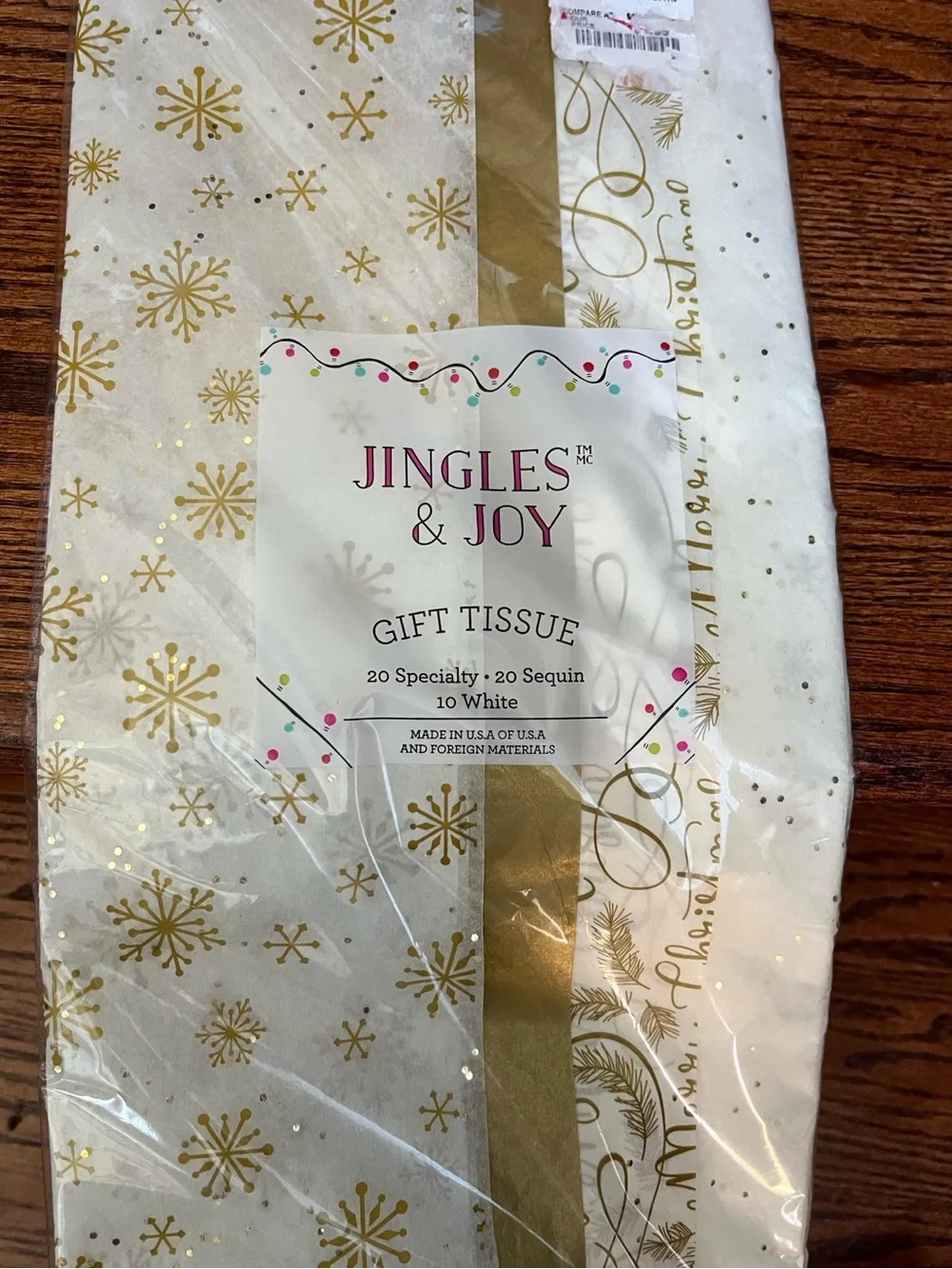 Lot of  3 Holiday Christmas Bags And Tissue Paper